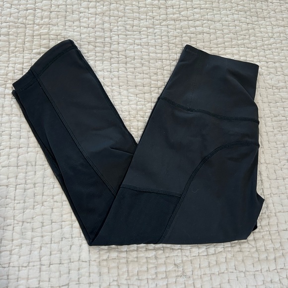 Black Lululemon Leggings Size 6 - Picture 1 of 5